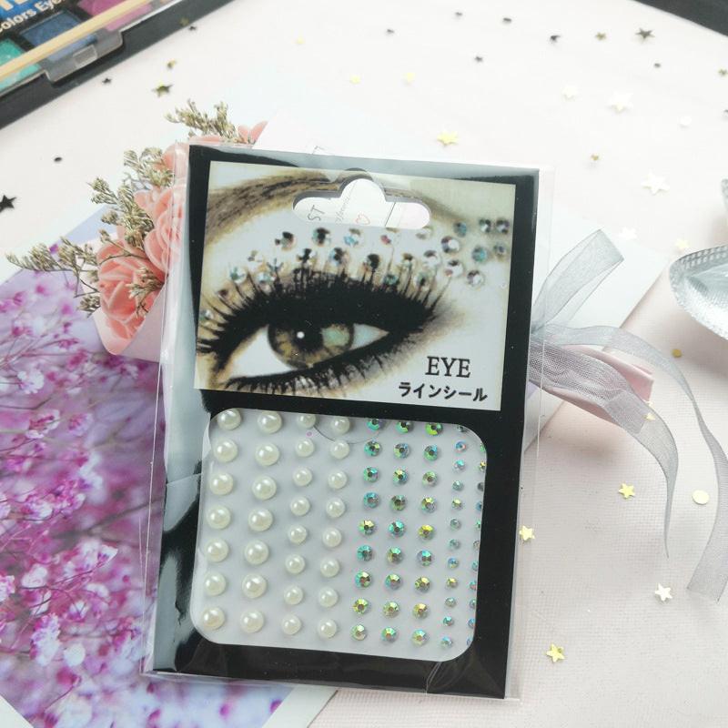 Tear Eye Makeup Stickers Eye Jewelry Tear Mole Patches Bright Water Glitter Diamond Glitter Sequins Childrens Show.
