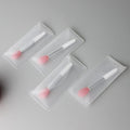 Crystal rod lip brush red brush lip gloss brush.