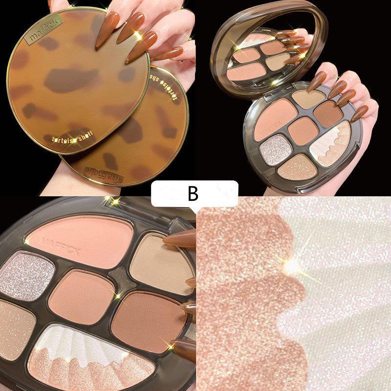 Eyeshadow Palette Pearlescent Matte Earth Color Eyeshadow Palette Makeup.