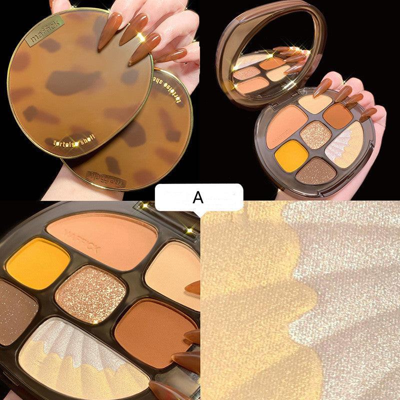 Eyeshadow Palette Pearlescent Matte Earth Color Eyeshadow Palette Makeup.