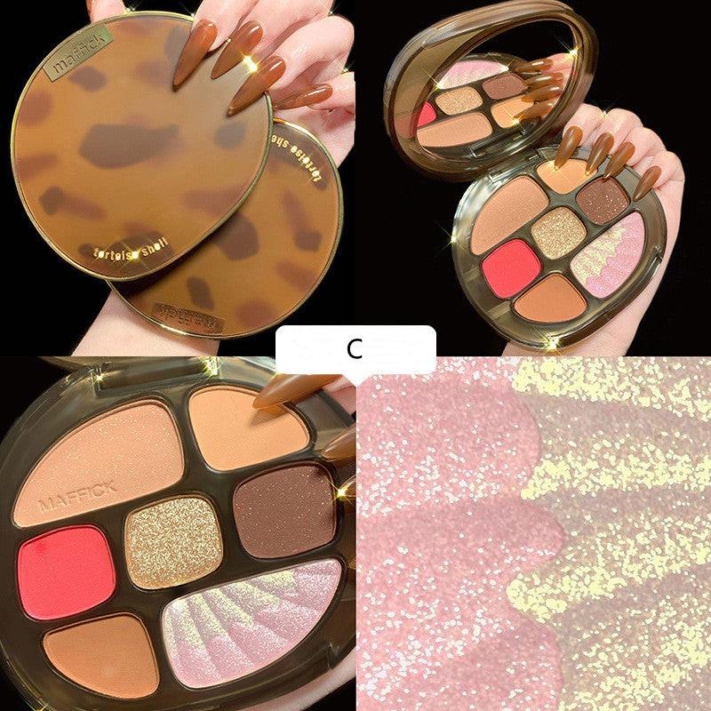Eyeshadow Palette Pearlescent Matte Earth Color Eyeshadow Palette Makeup.