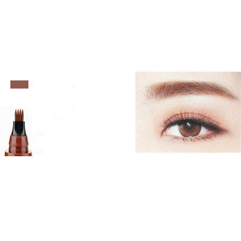 Four-prong Bifurcated Liquid Eyebrow Pencil.