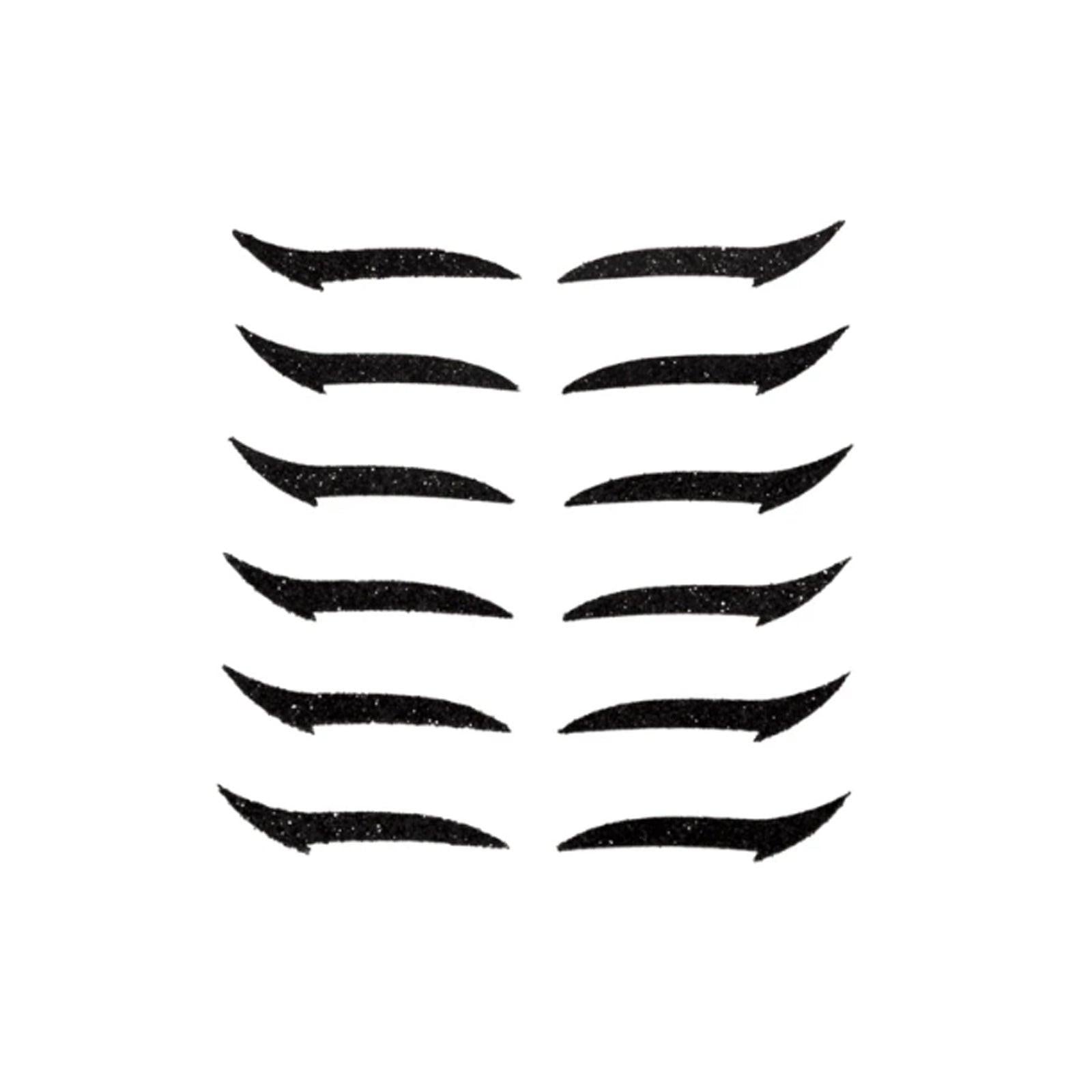 Reusable Eyeliner Stickers Eye Shadow Eyeliner Stickers Trendy Big Eye Makeup Natural Stickers Lazy Stickers.