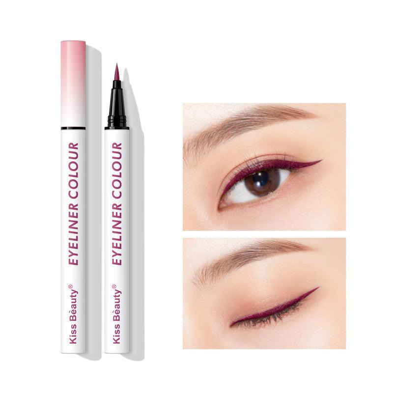 Color Eyeliner To Prevent Sweat And Make Up.