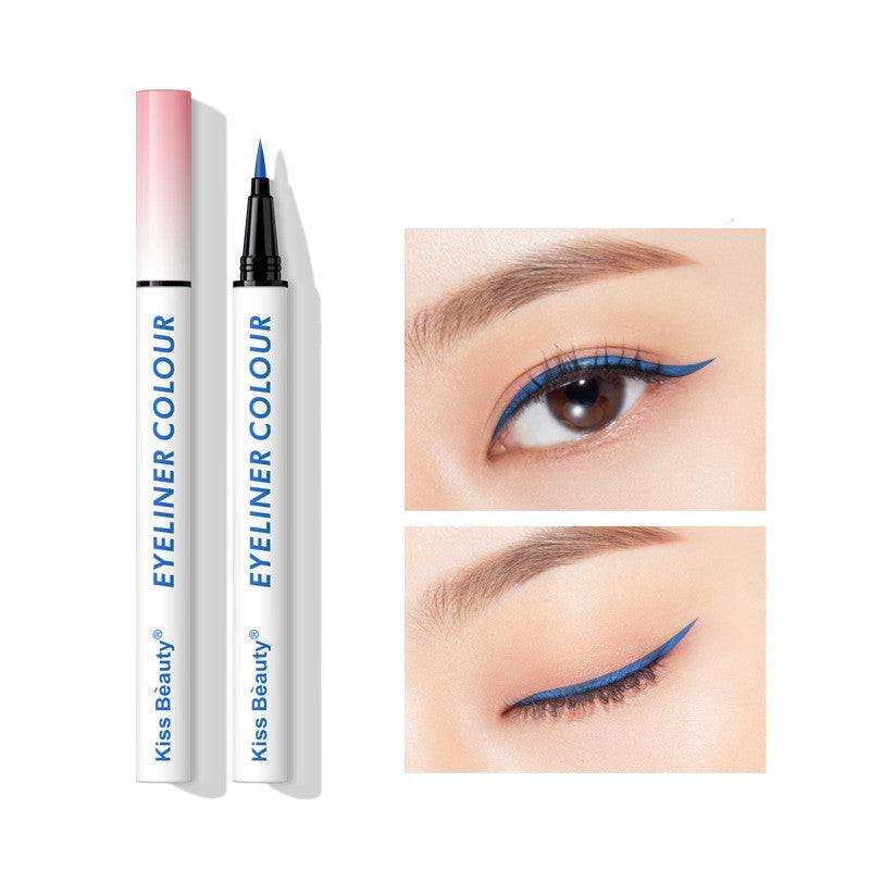 Color Eyeliner To Prevent Sweat And Make Up.