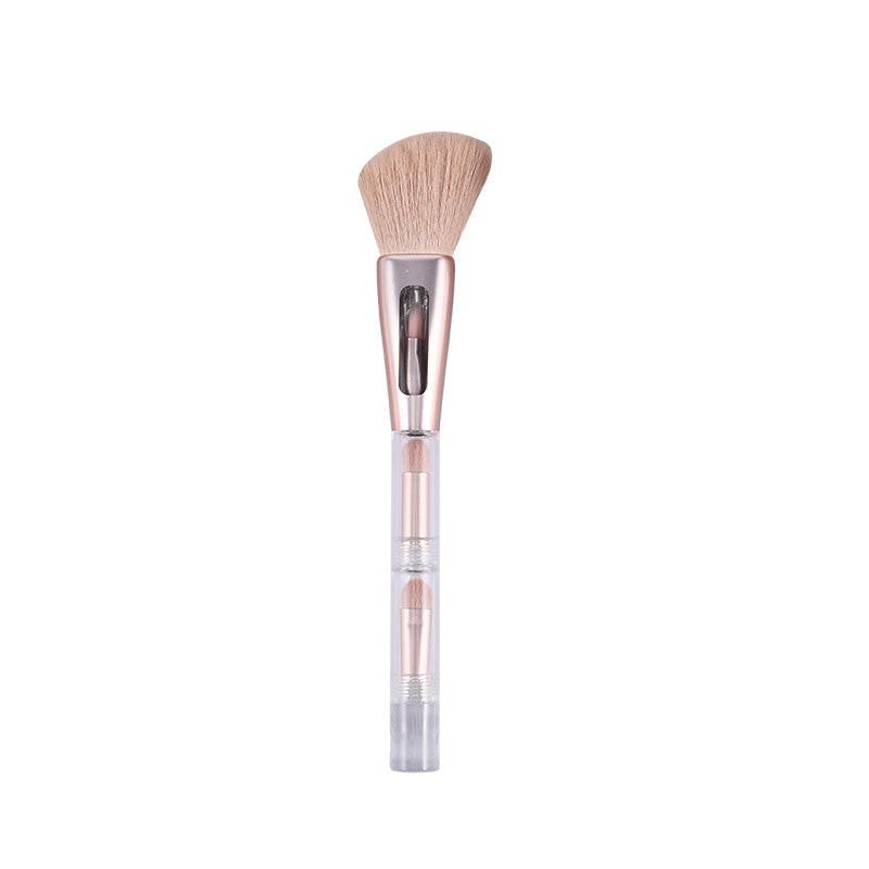 Four-In-One Portable Makeup Brush Beauty Makeup Brush Blush Brush Eye Shadow Brush Makeup Tool.
