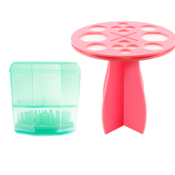 14 Hole Make up Brush Set Dry Rack Drying Brushes Shelf Multifunction Stand Display Cosmetic Clean Tool Wash Makeup Brush Holder.