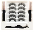 Magnetic Eyelashes Eyeliner Set Long Lasting False Mink Waterproof Eye Lashes Extension Reusable Beauty Makeup Tool.