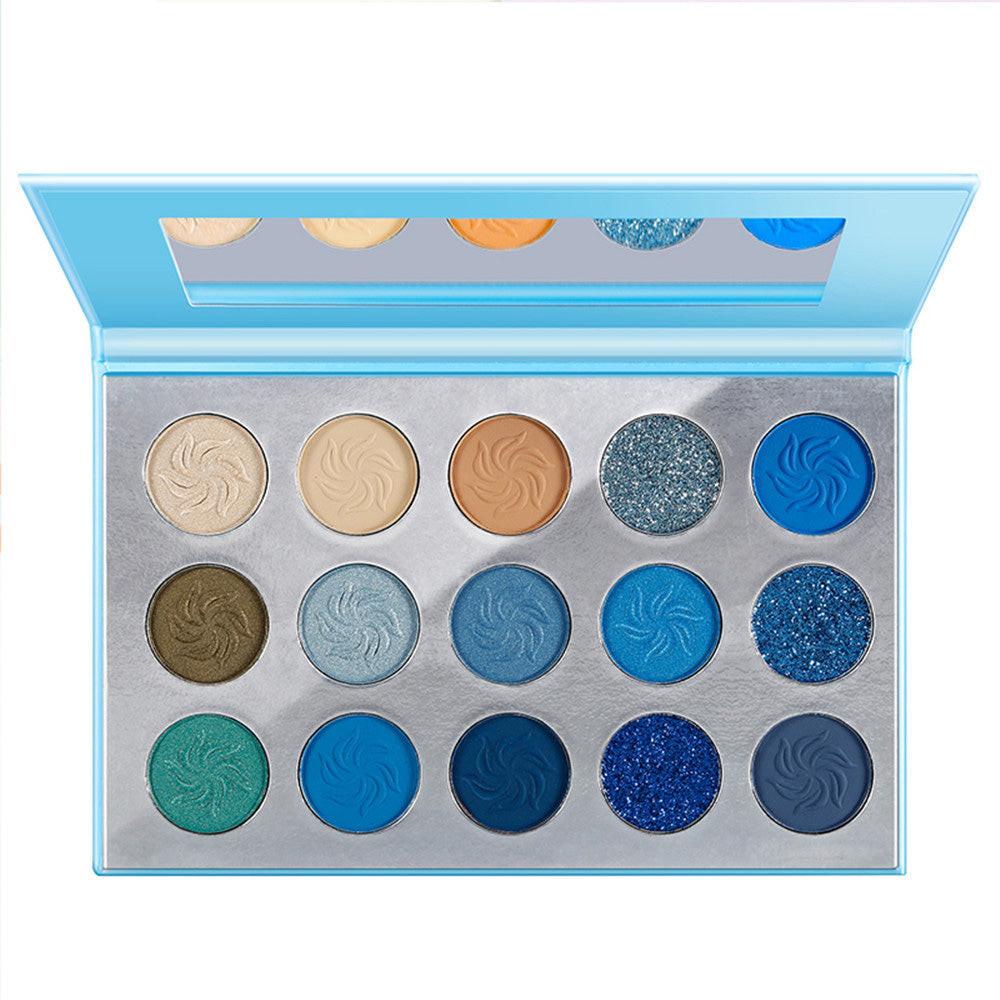 Earth Matte Pearlescent 15 Color Eyeshadow Palette.