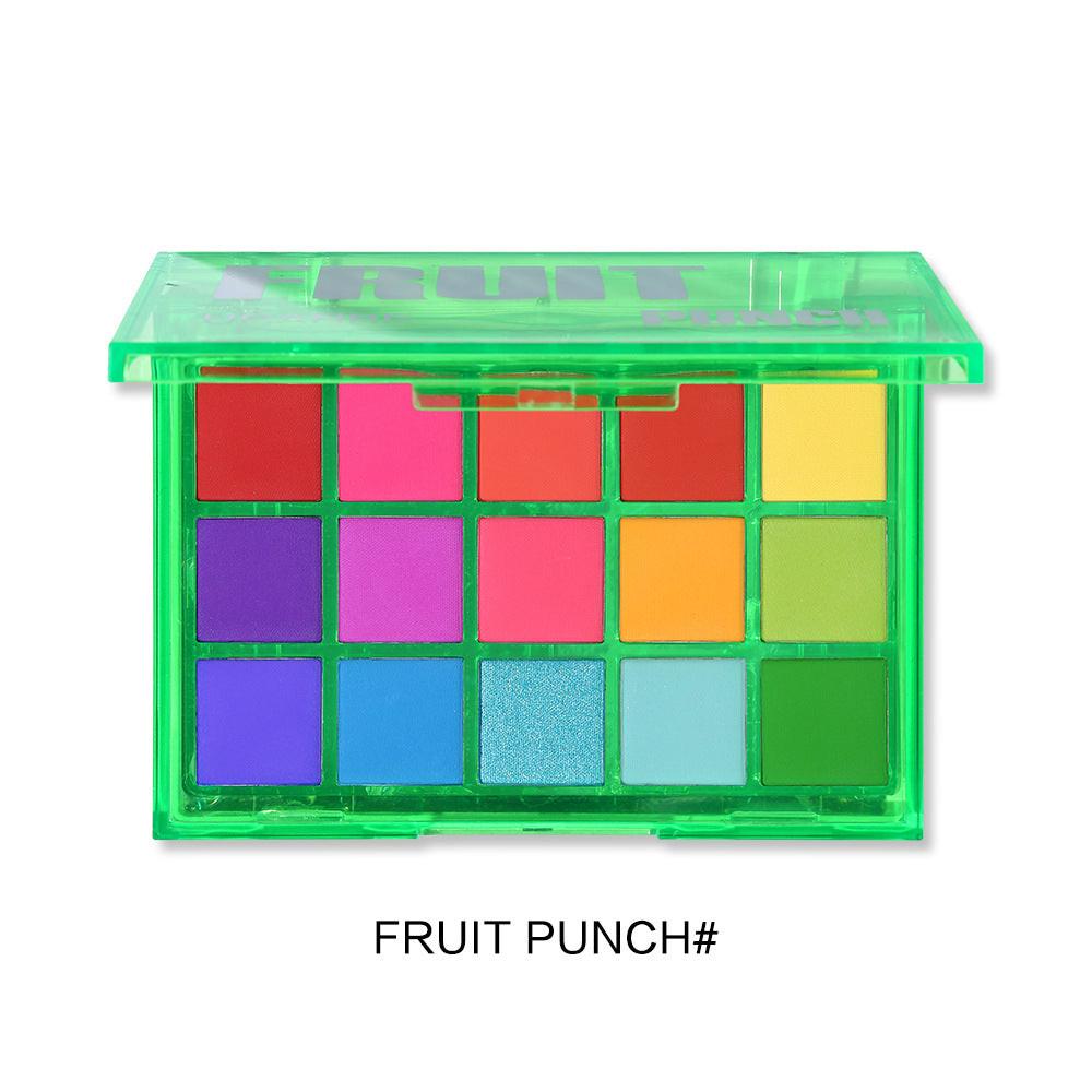 Makeup Sweet Party Eyeshadow Pallete Neon Palette 15 Shimmer Glitter Matte Shades Matellic Nude Blendable Pigment.