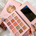 15 Colors Tiangong Jade Rabbit Eyeshadow Palette, Anti-sweat Pearly Matte Fair Price Earth Color.