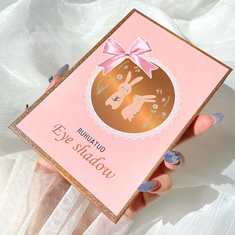 15 Colors Tiangong Jade Rabbit Eyeshadow Palette, Anti-sweat Pearly Matte Fair Price Earth Color.