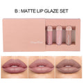 3-piece Lip Gloss Set Not Easy To Stick To Cup Matte.