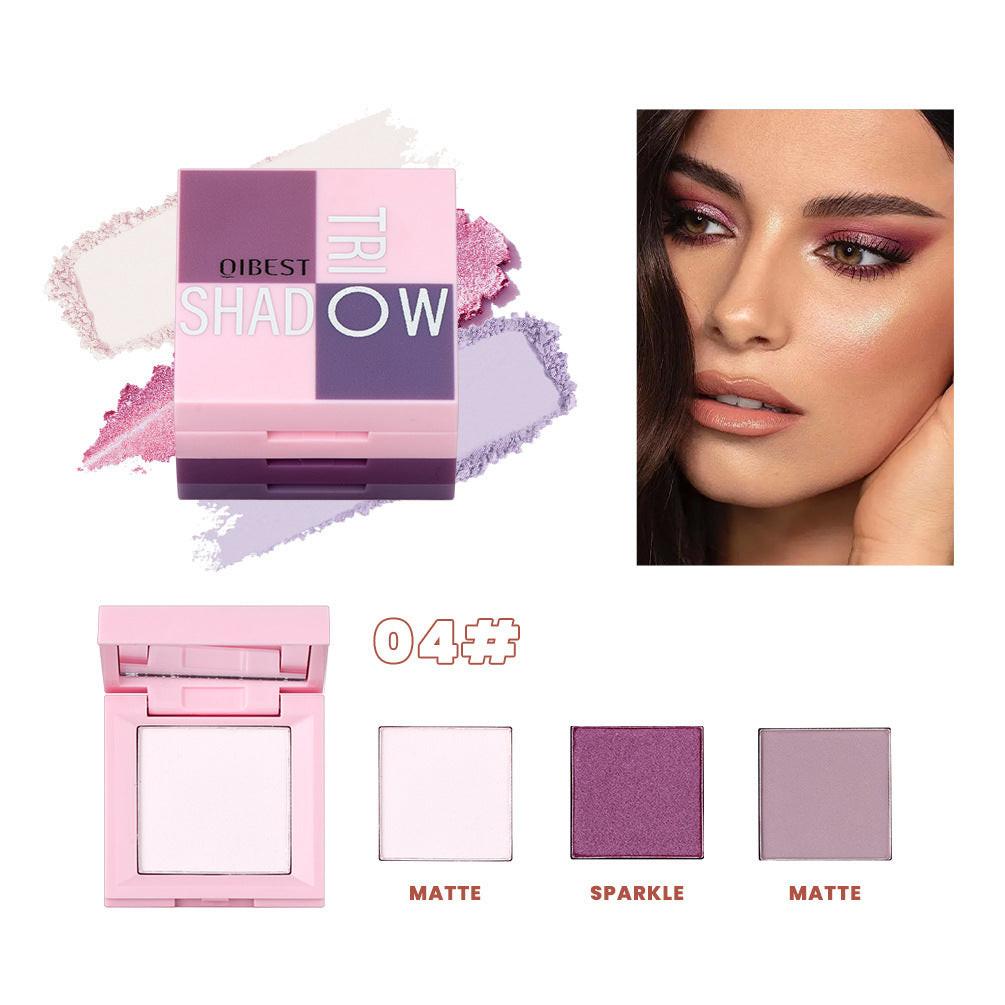 3-in-1 Mini Eyeshadow Palette Pearlescent Polarized.