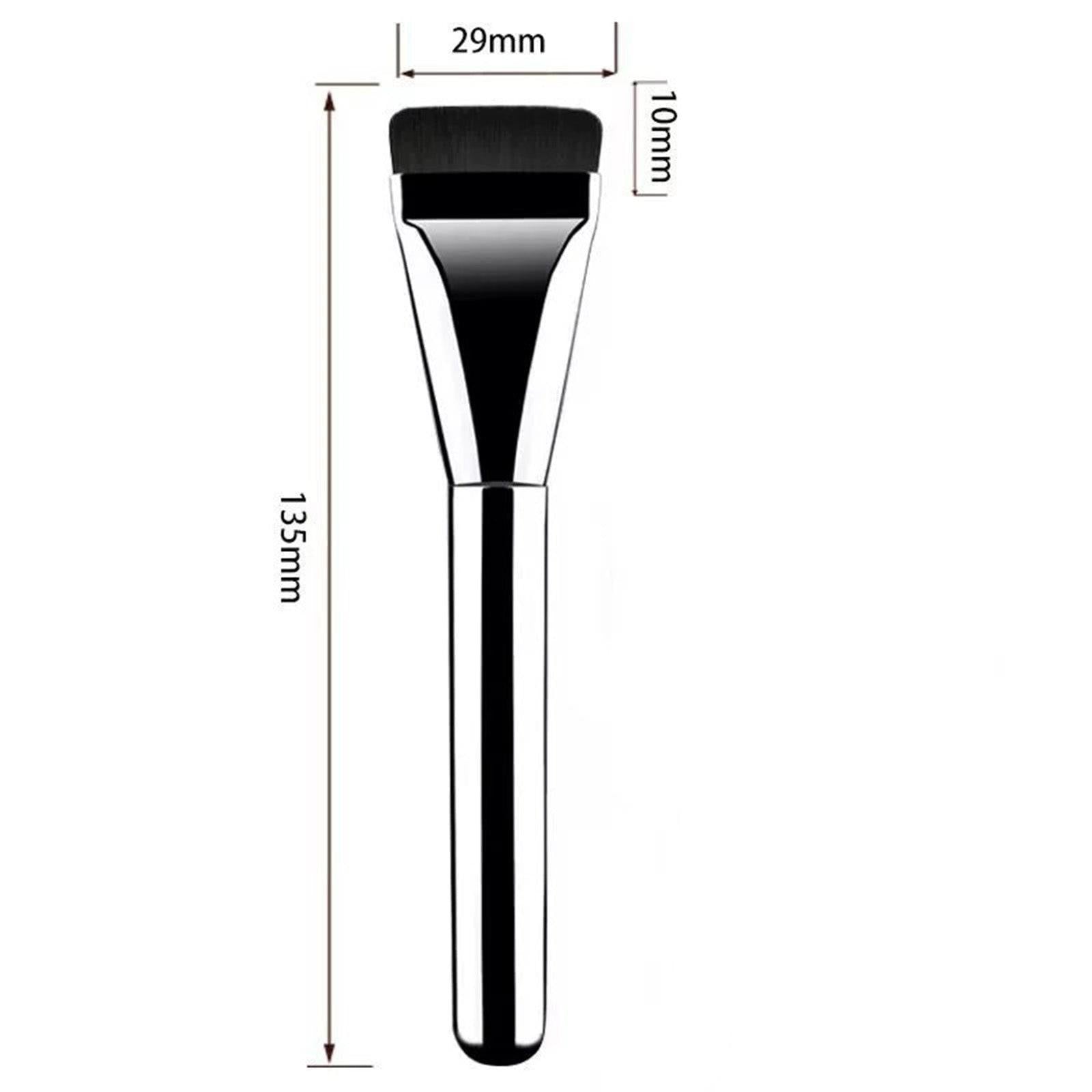 Ultra Thin Foundation Brush One Line Foundation Brush Ultra-thin Traceless Concealer Eyeliner Brush Flat Foundation Brush, Mask Brush, Makeup Spatula, Liquid Foundation Brush, Korean Cream Brush, Deli.