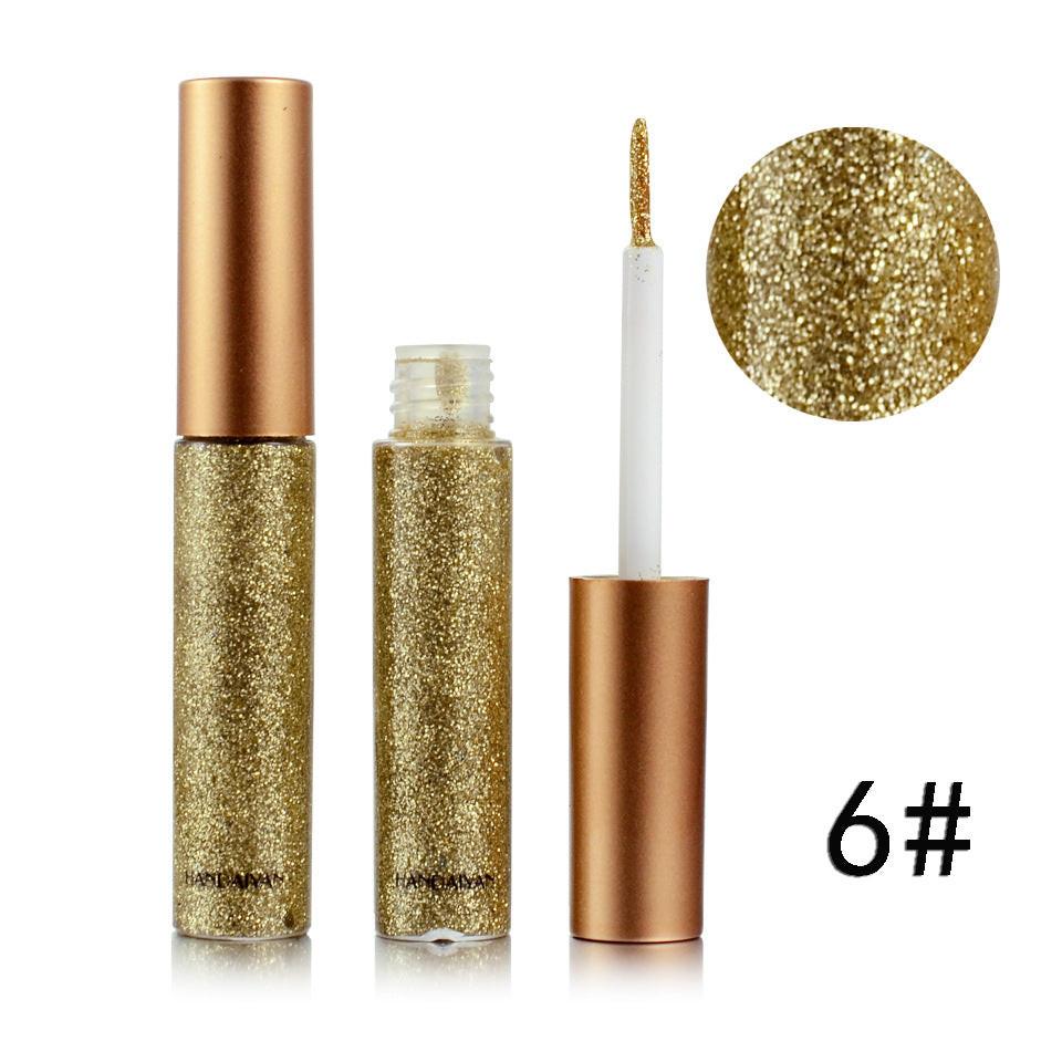 Stage Nightclub Makeup Performance Makeup Colorful Shiny Sequins Flashing Liquid Eye Shadow.