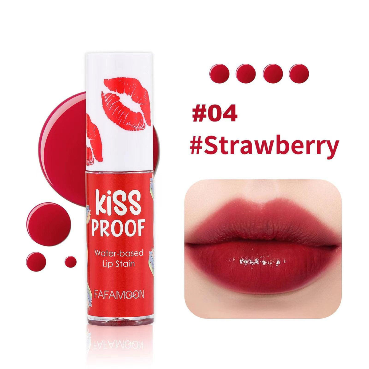 Lipstick Does Not Fade Dyed Moisturizing, Matte.
