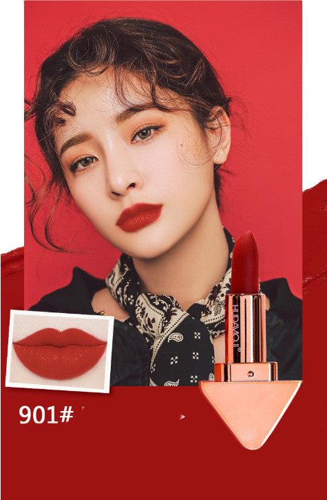 Fashion Gold Mouth Matte Lipstick Makeup Velvet Red Lip Gloss Waterproof Longlasting Korean Cosmetic.