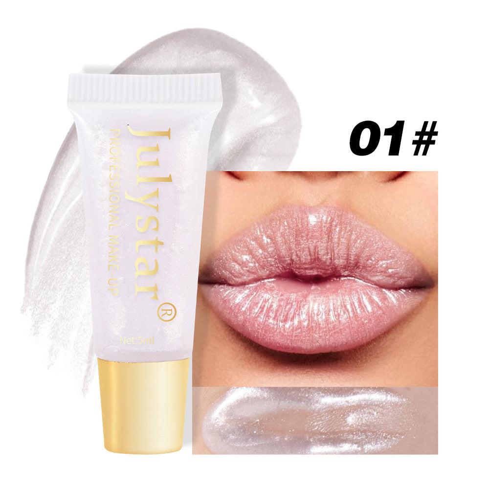 Nourishing Moisturizing Pearlescent Lip Gloss Long Lasting Waterproof.