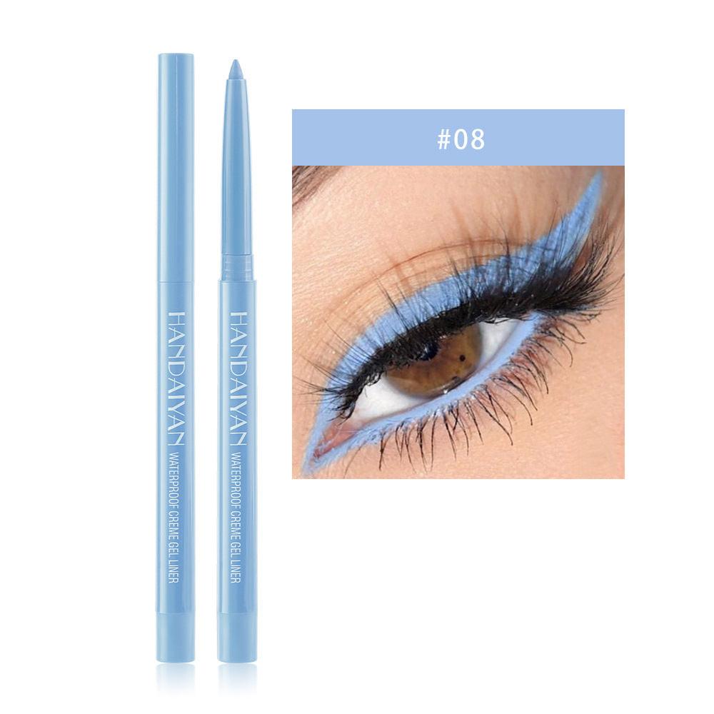 20 Color Cat Eye Makeup Waterproof Neon Colorful Liquid Eyeliner Pen Make Up Comestics Long-lasting Black Eye Liner Pencil.