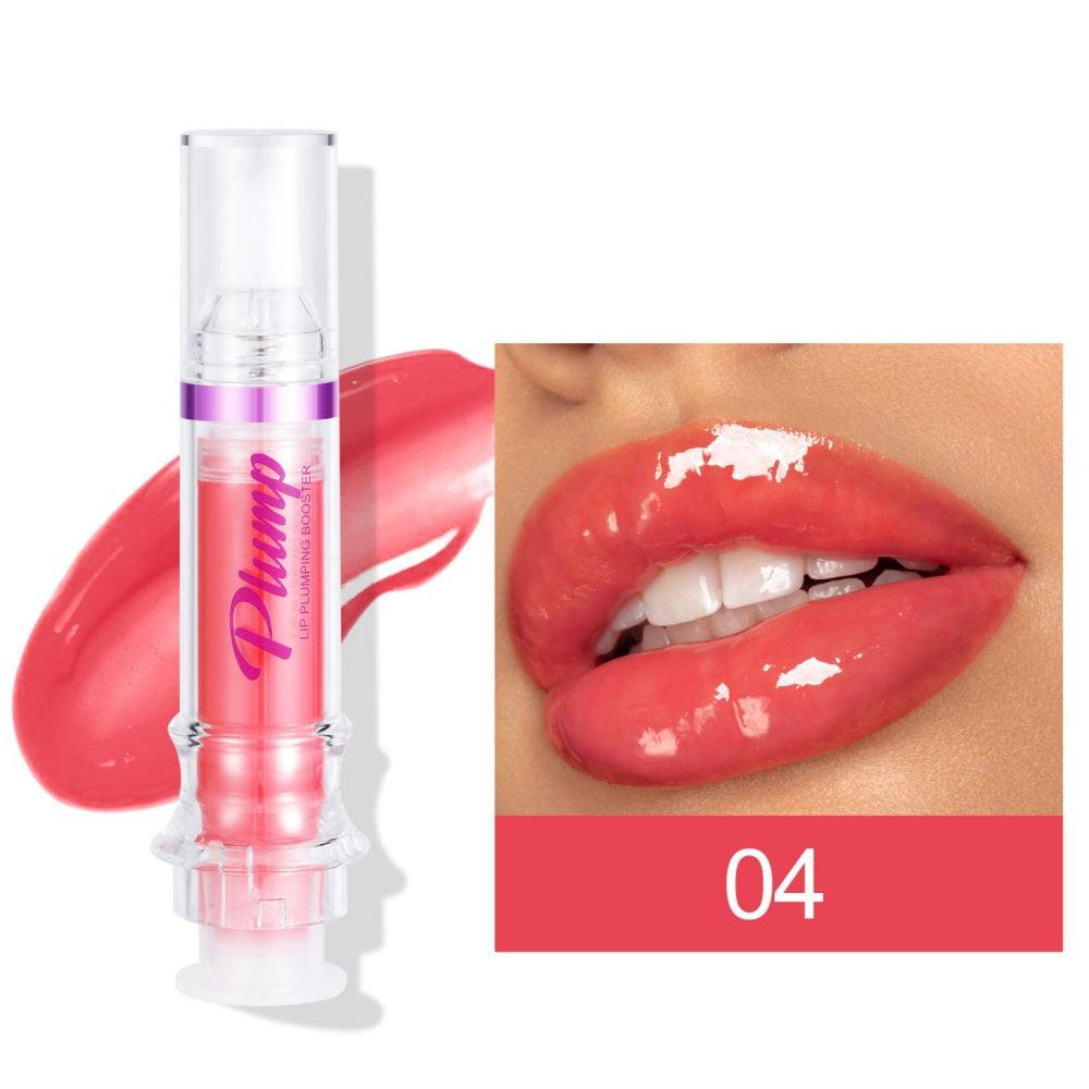 New Tube Lip Rich Lip Color Slightly Spicy Lip Honey Lip Glass Mirror Face Lip Mirror Liquid Lipstick.