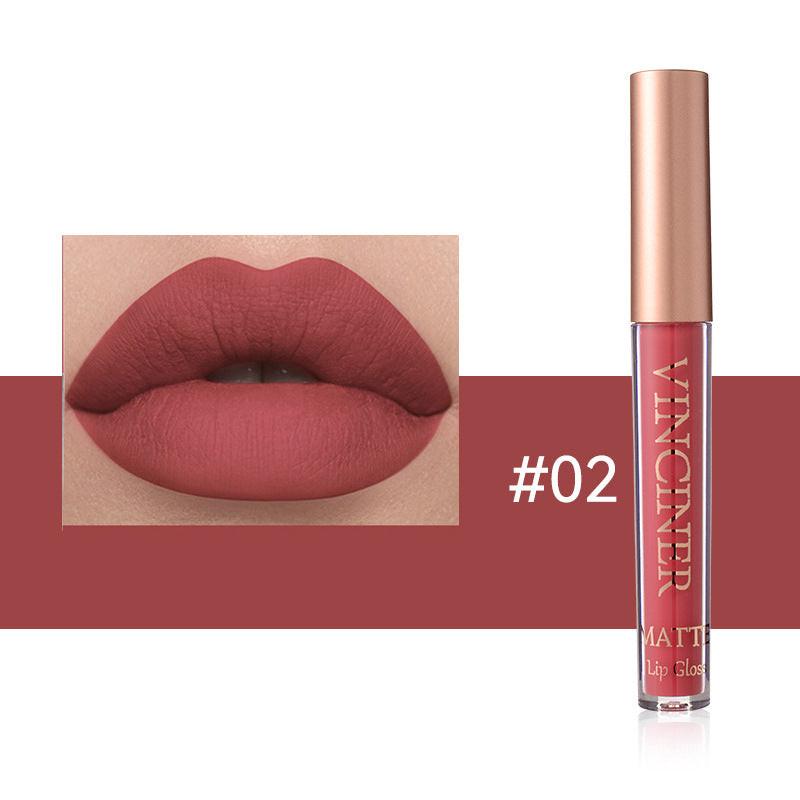 12 Colors Lip Lacquer Matte Liquid Lipstick Waterproof.