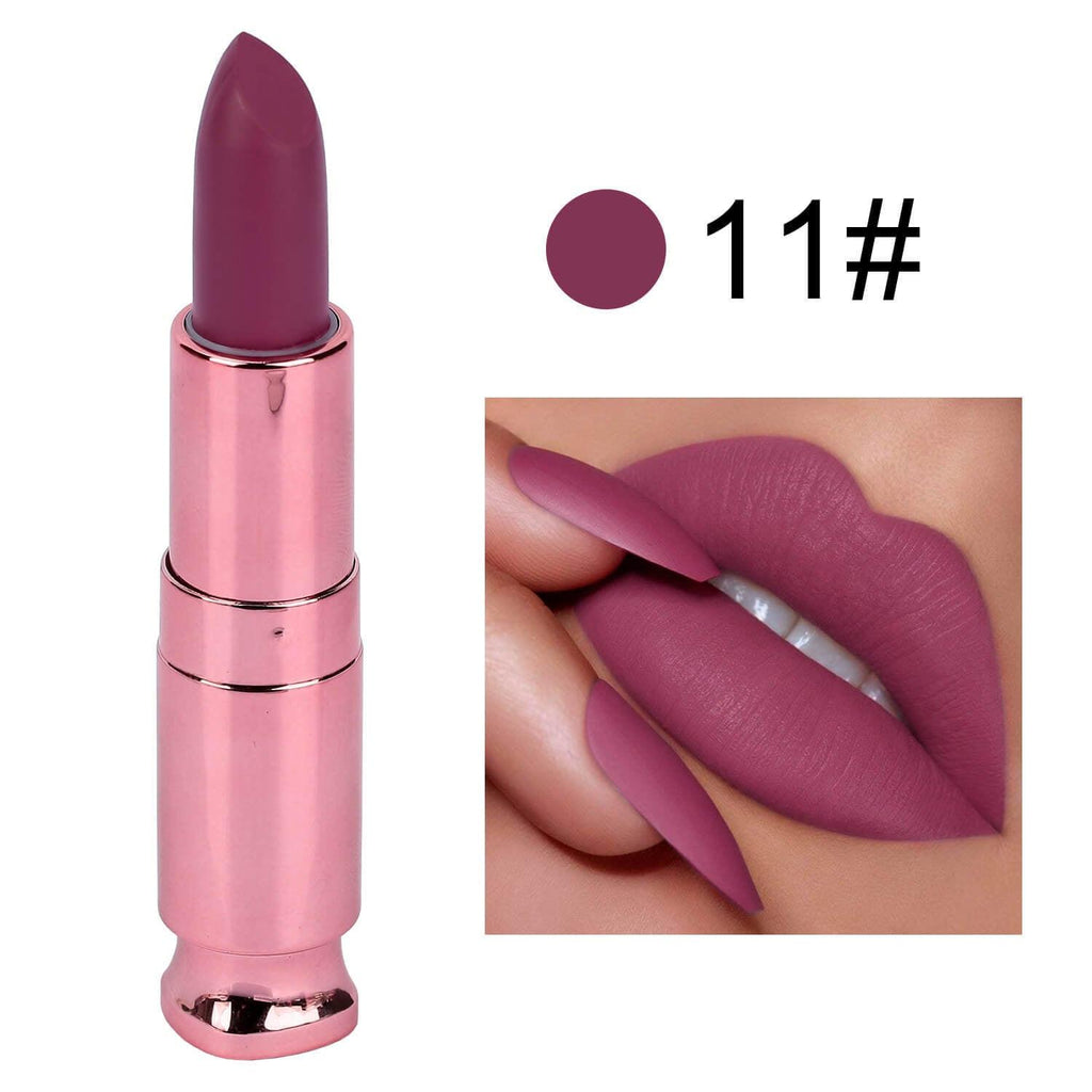 Easy To Color Matte No Stain On Cup Long Lasting Lipstick Lip Balm.
