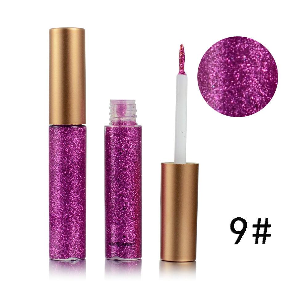 Stage Nightclub Makeup Performance Makeup Colorful Shiny Sequins Flashing Liquid Eye Shadow.