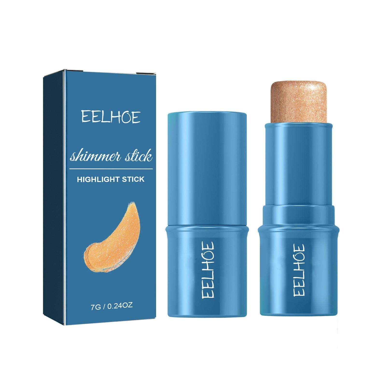 Multifunctional Highlight Shadow Blush Stick Three-dimensional Brightening Naturally Waterproof Light Lazy Shading Cream.