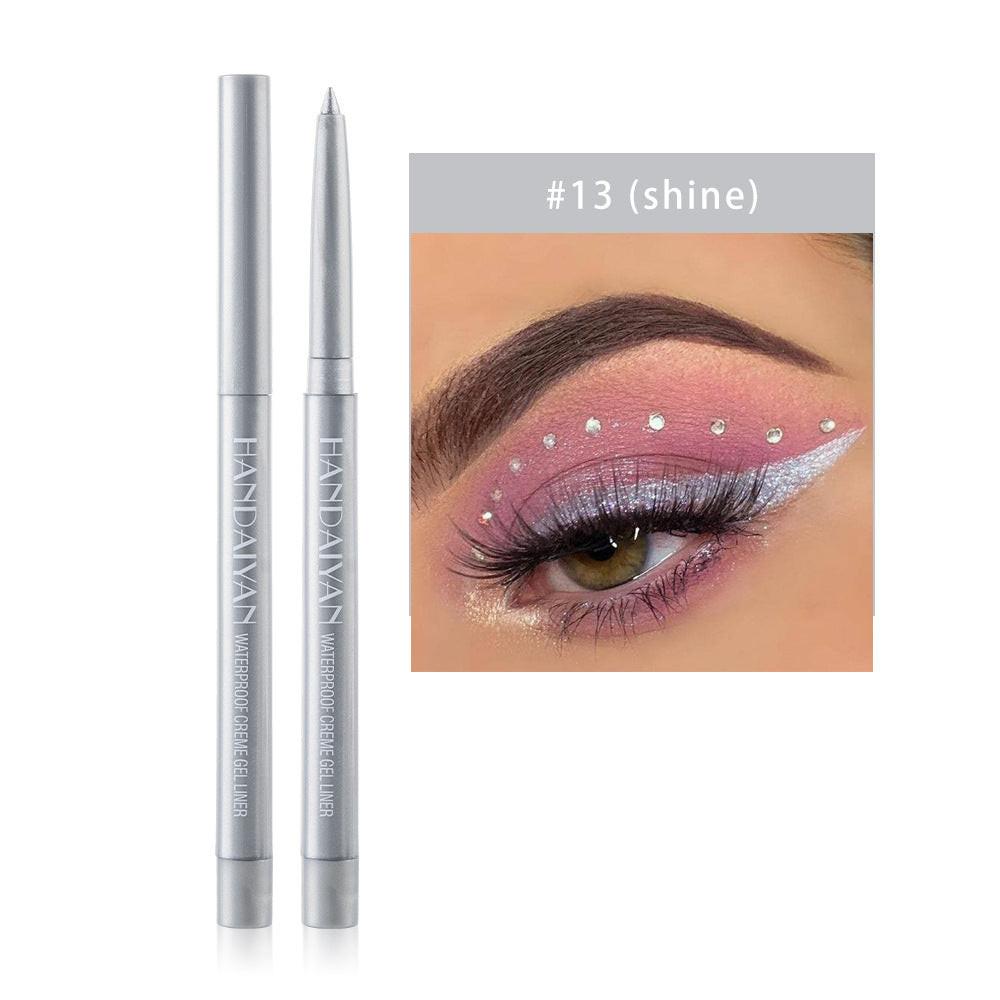 20 Color Cat Eye Makeup Waterproof Neon Colorful Liquid Eyeliner Pen Make Up Comestics Long-lasting Black Eye Liner Pencil.