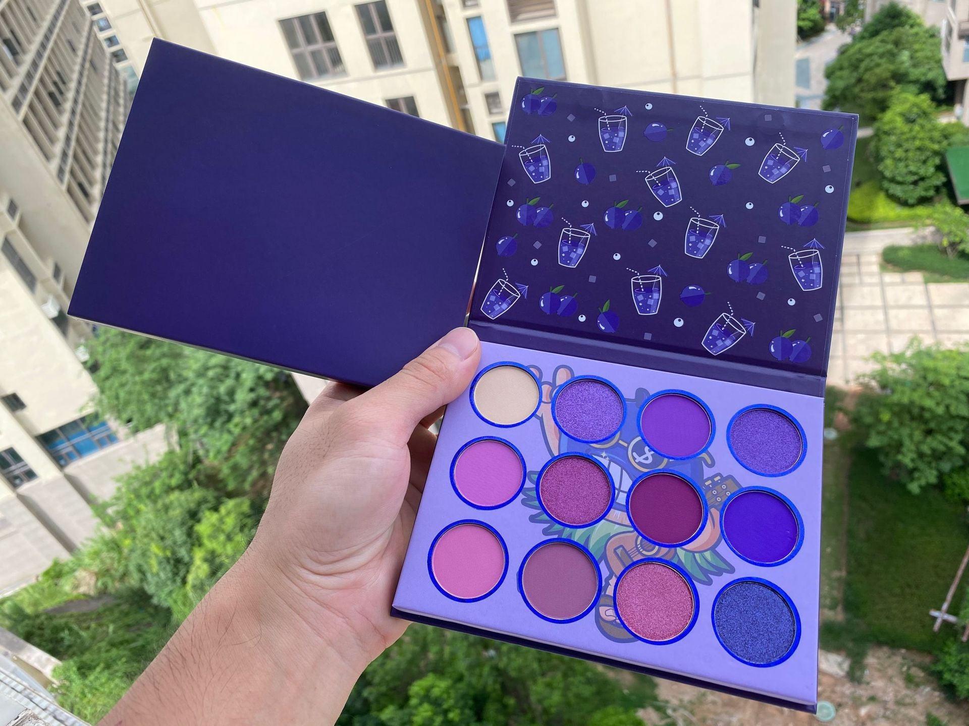 Fruit Series 12 Color Eyeshadow Palette Portable And Easy.