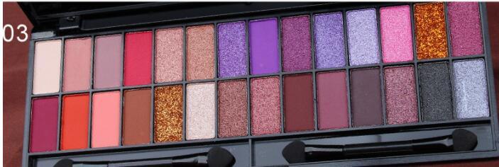 Creative 28 Color Matte Pearlescent Eyeshadow Palette.