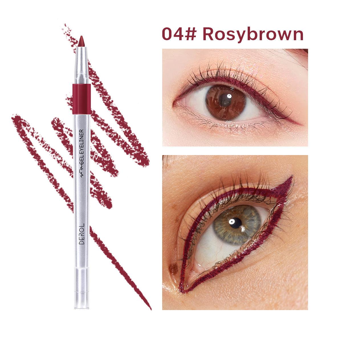 DEROL Waterproof Color Eyeliner Makeup Eyeliner.