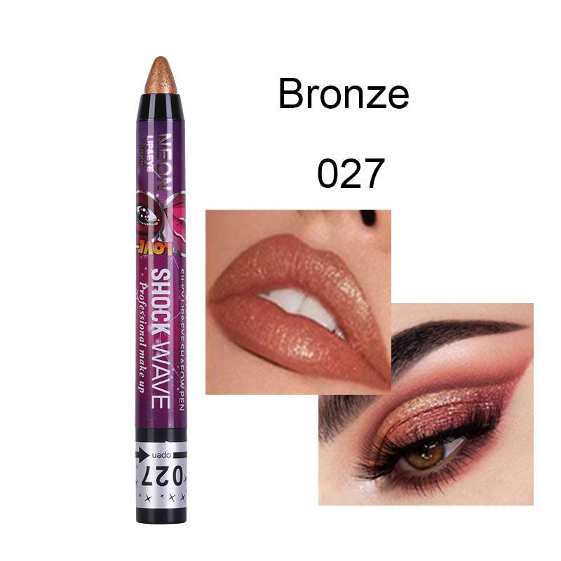 Eyeshadow Stick Eye Shadow Pencil Long Lasting Without Drying Eyes Makeup Pen Shimmer Cosmetics Tool.