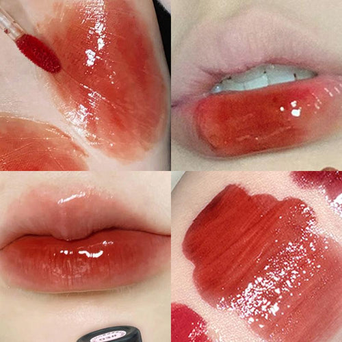 Encounter Beautiful Water Light Lip Lacquer Clear And White Not Easy To Fade Film Forming Lip Gloss.