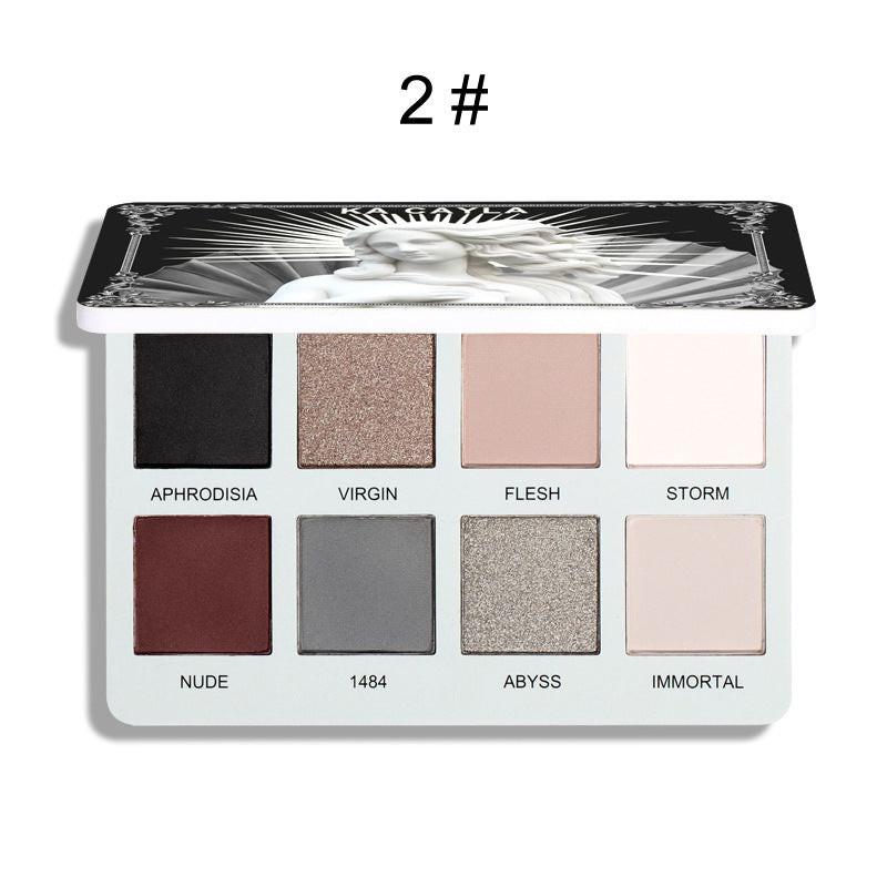 Creative Matte Pearl Glitter Eyeshadow Palette.