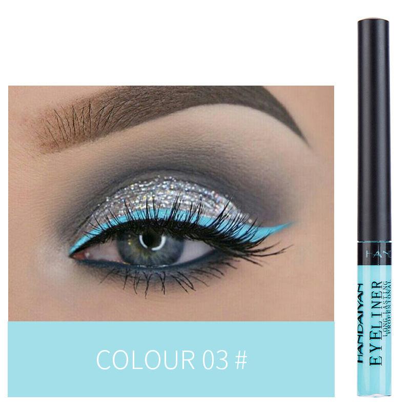 12-color Matte Color Liquid Eyeliner, Long-lasting And Non-smudge Liquid Eye Shadow.