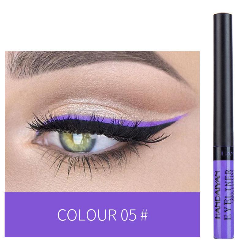 12-color Matte Color Liquid Eyeliner, Long-lasting And Non-smudge Liquid Eye Shadow.