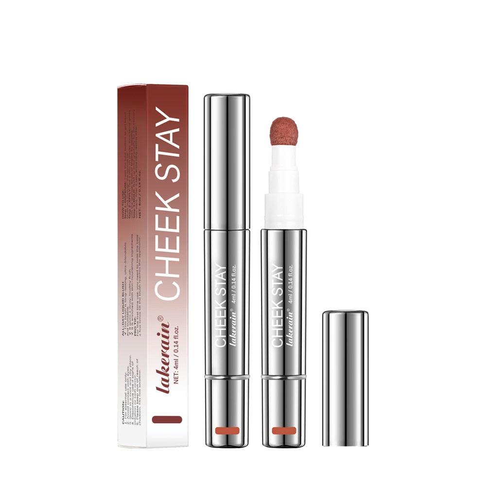 6 Colors Multifunctional Cosmetic Brush Liquid Highlight Blush Stick.
