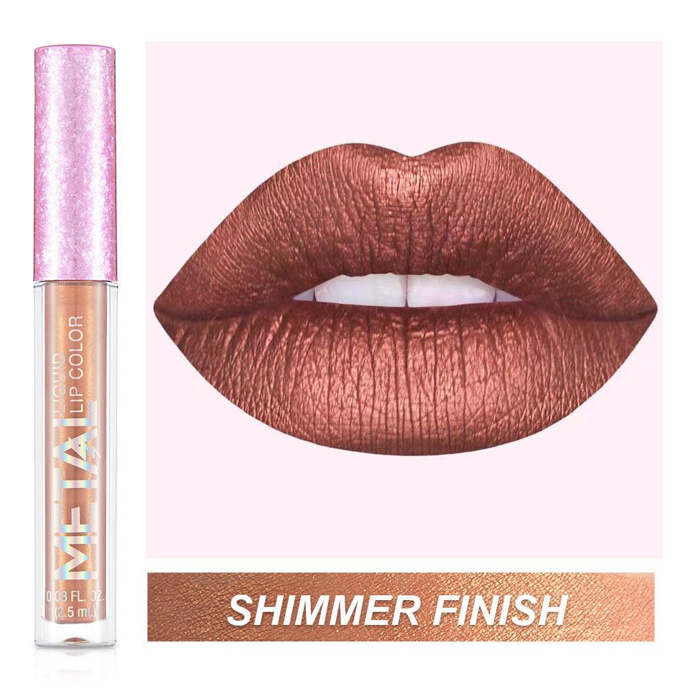 Metal Lip Gloss Waterproof Lipstick.