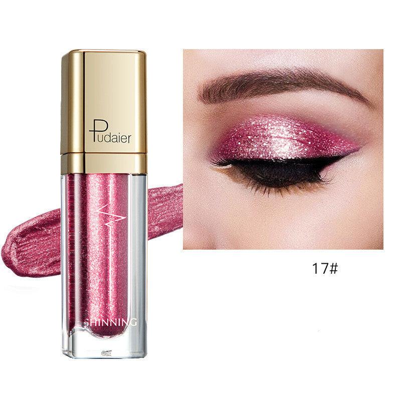 18-color glitter eyeshadow.