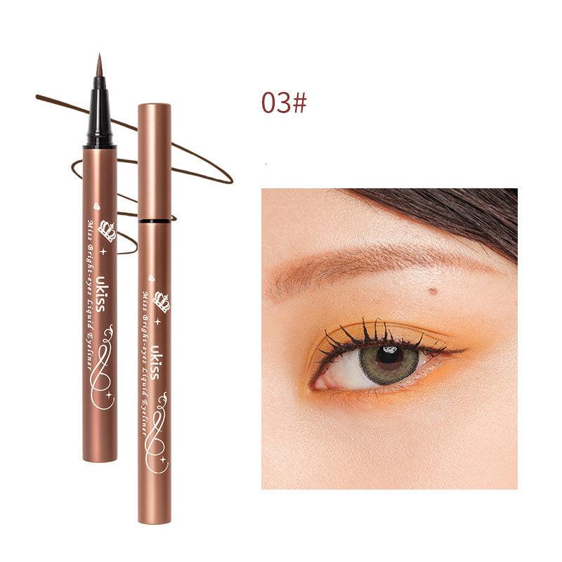 Waterproof color eyeliner pen.