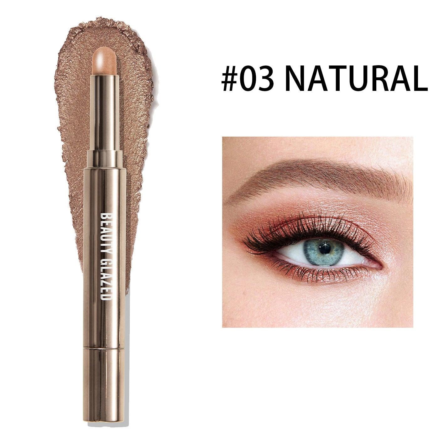 10-color Electroplated Pearlescent Double-headed Smudger Highlight.