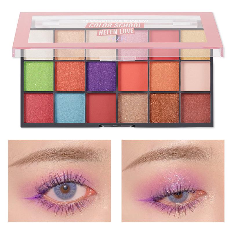 Pearlescent Matte Face Repair Plate Color Makeup Eye Shadow Plate.