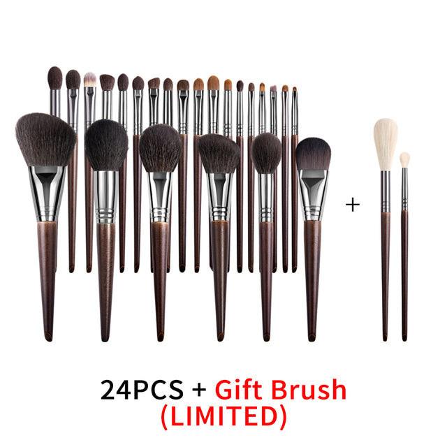Natural Makeup Brushes Set Eyeshadow Make Up Brush Goat.