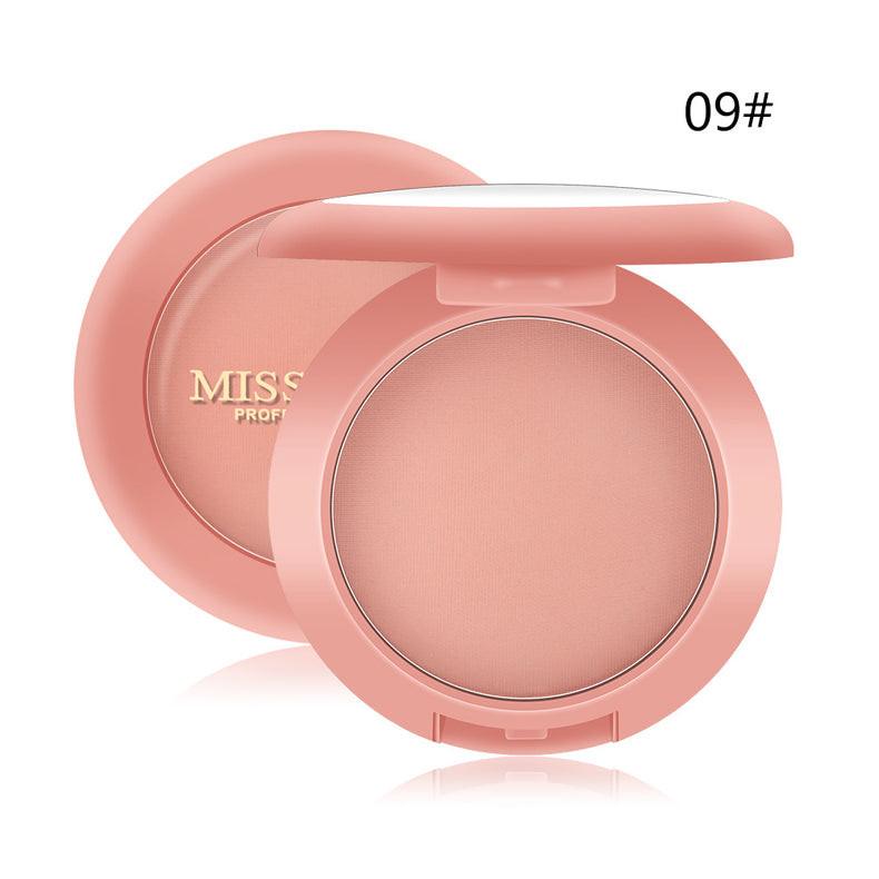 12 color blushes rosy matte cheeks.