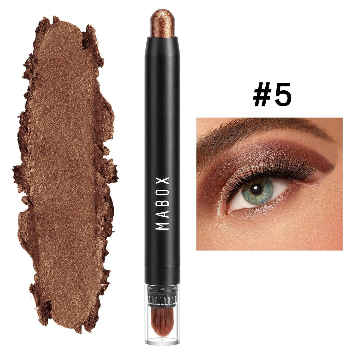MABOX Waterproof Eye Shadow Stick Eye Makeup Color Pearlescent Pen.