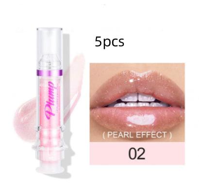 New Tube Lip Rich Lip Color Slightly Spicy Lip Honey Lip Glass Mirror Face Lip Mirror Liquid Lipstick.