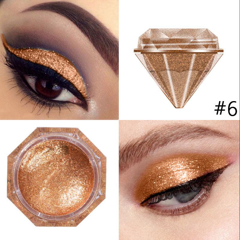 6 Colors Diamond Pearl Liquid Eyeshadow.
