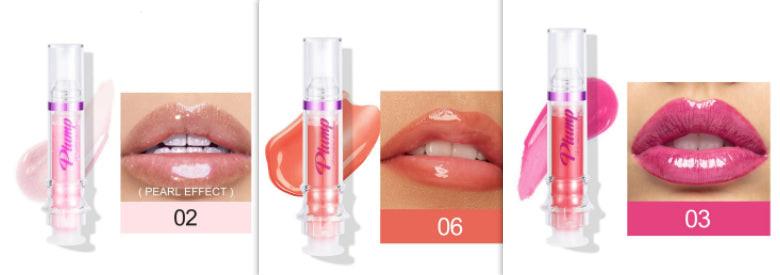 New Tube Lip Rich Lip Color Slightly Spicy Lip Honey Lip Glass Mirror Face Lip Mirror Liquid Lipstick.